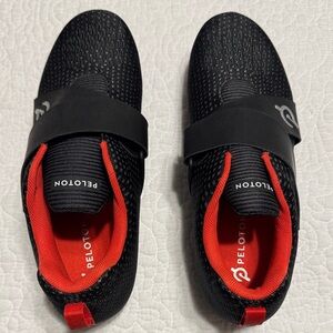 Peloton Black and Red Cycling Shoes